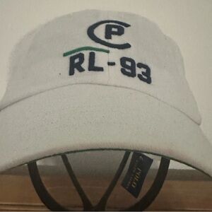 Polo Ralph Lauren White CP-RL Rare vintage hat
